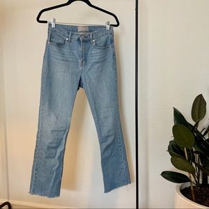 Everlane Kick Crop Jean (Light Blue Wash)